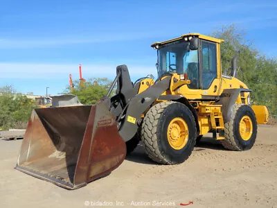 2014 Volvo L90G 4x4 Articulated Wheel Loader Tractor Diesel Aux Hyd Cab • $1