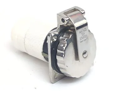 Marinco 6373EL 50A 125V/250V Marine Boat Stainless Steel Power Easy Lock Inlet • $79.95