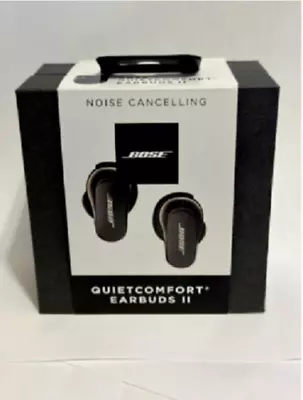 Bose Quietcomfort Earbuds Ii In Ear Wireless Headphones - Black - Sealed 361 • $99.99