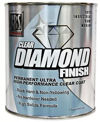 DiamondFinish Clear Quart - Clear Coat - Direct To Metal Or Other Coatings • $65