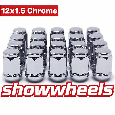 20 X SHOWWHEELS 12x1.5 Chrome Wheel Nuts Holden Commodore VL VN VR VS VX VY VZ • $37.95