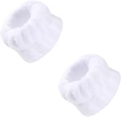 PEARLISH Wrist Towels For Washing Face And Skincare Spa Microfiber Flannel Wris • £10.46