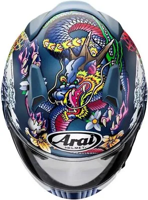 Brand New Arai Motorcycle Helmet Full Face XD ORIENTAL Frosted Blue From Japan • $720.24