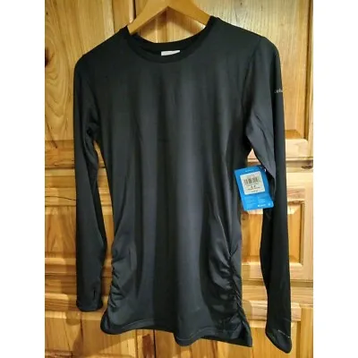 Columbia Womens Long Sleeve Shirt Black Small • $12