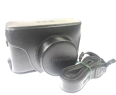 Genuine FUJIFILM LC-X100S B Black Leather Camera Case For X100 X100S X100T RARE • $69.95