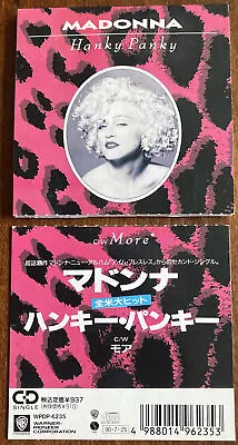 Madonna - Hanky Panky (japan 3  Cd) Wpdp-6235 • $45