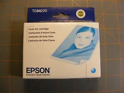 Epson T034220 Light Cyan Ink Cartridge For Stylus Photo 2200 Expired 2015 Sealed • $15.99