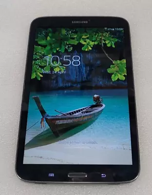 Samsung Galaxy Tab 3 SM-T310 8-inch 16GB Wi-Fi  Micro SD Android 4.4 Fully Worki • £19.86