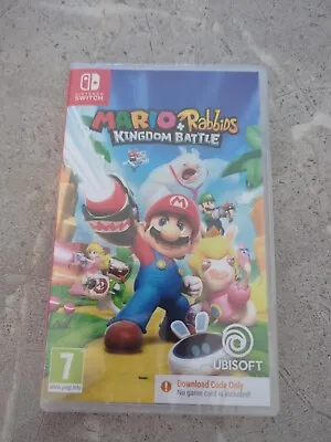 Mario + Rabbids Kingdom Battle Nintendo Switch New Sealed ( Code In Box ) • £13