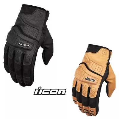 2024 Icon Superduty3 CE Street Motorcycle Riding Gloves - Pick Size & Color • $60