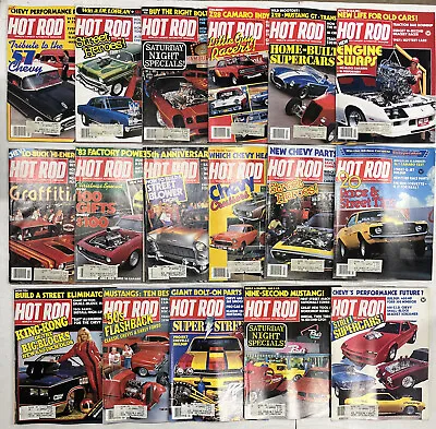 Hot Rod Magazine 1982 - 1983 Lot (17) Rat Rods Chevy Ford Vw Rare! • $58.97