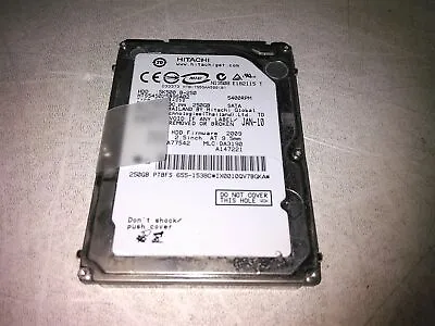 Apple 0A77542 250GB 2.5  SATA Hard Drive With MacOS Installed A1342 • $21.25