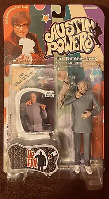 McFarlane Toys Austin Powers Dr. Evil + Mr. Bigglesworth Action Figure NEW 1999 • $29.99