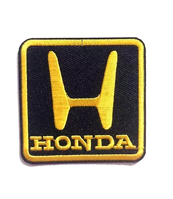 Yellow H HONDA Patch Sew/Iron On Auto Cars Embroidered 2833 • $3.99