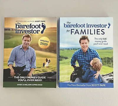 The Barefoot Investor & The Barefoot Investor For Families By Scott Paper Backs • $29
