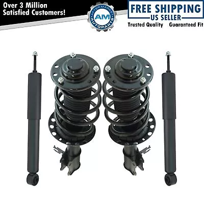 Front Rear Shock Complete Quick Loaded Strut Spring Assembly Kit Set 4pc New • $279.17