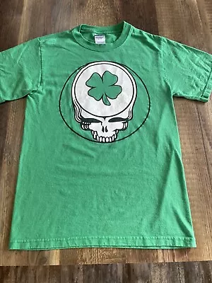 Grateful Dead And Company Steal Your Face Irish St Paddys Day Size SM. T Shirt • $17.95