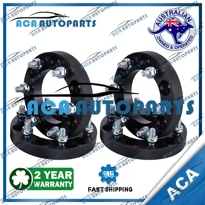 6 Stud Wheel Spacers 25mm 6x139.7 (5.5'') M12x1.5 For Hilux Pajero Triton Ranger • $145