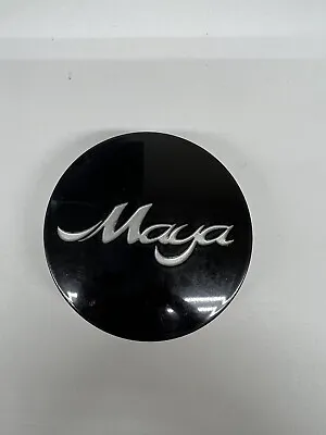 $35 • Buy Maya Wheels Silver Custom Wheel Center Cap # T721 Damaged