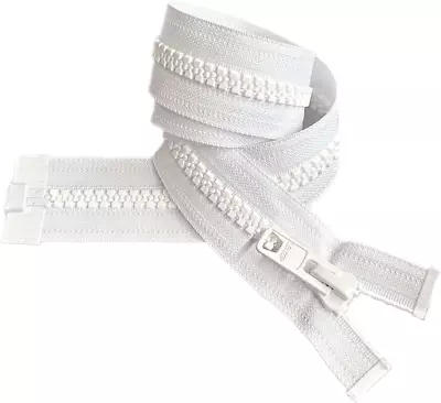 #10 Heavy Duty Vislon Molded Plastic Marine Separating Zipper - Choose Your Leng • $9.99