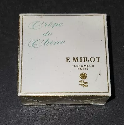 Vintage SEALED Miniature Crepe De Chine Parfum Perfume 1/15 Fl Oz F Millot Paris • $65