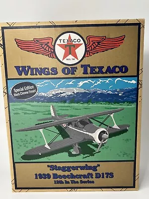 Wings Of Texaco “Staggerwing”1939 Beechcraft D17S New With COA 12th In Series • $30