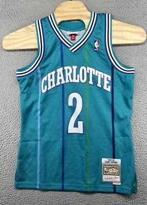 Mitchell & Ness Hardwood Classics Jersey Charlotte Hornets Larry Johnson M NWT • $64.20