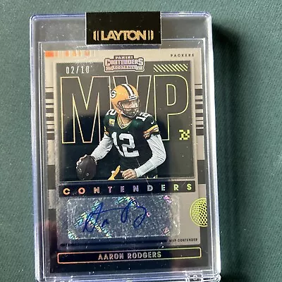 2021 Panini Contenders Mvp Contenders Auto Autograph Aaron Rodgers Gold Ssp 1/10 • $750