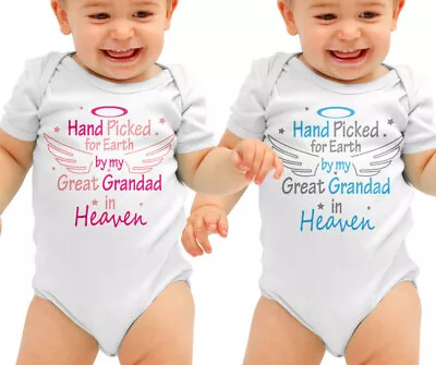 £8.80 • Buy Handpicked For Earth Personalised Baby/Toddler Vest Newborn Gift - Bodysuit/Grow