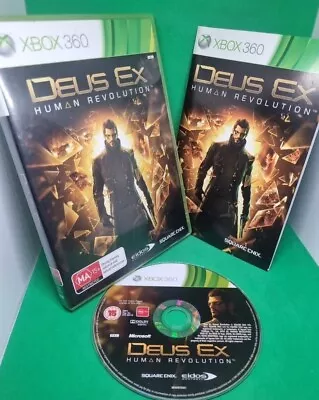 Deus Ex: Human Revolution Xbox 360 Game [CIB Complete] Cyberpunk RPG • $16.99