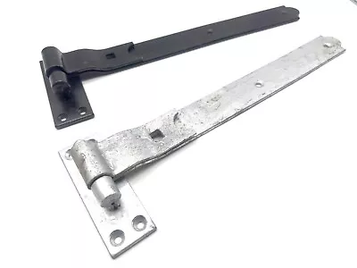 14  Hook & Band Hinge Straight / Cranked / Adjustable Gate Shed Door Stable • £17.99