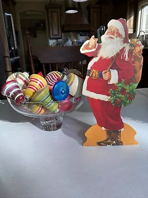 Vintage Santa Claus Diecut Stand Up Store Display USA • $45