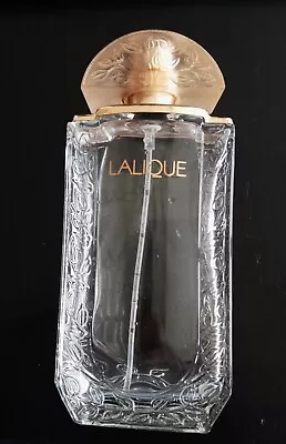 Lalique Eau De Perfume Bottle. Empty Excellent Condition 6  (15cm) Tall • £25