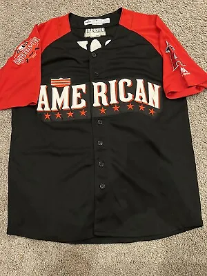 2015 MLB All Star Game Jersey Small Majestic Embroidery AL Mike Trout • $48.75
