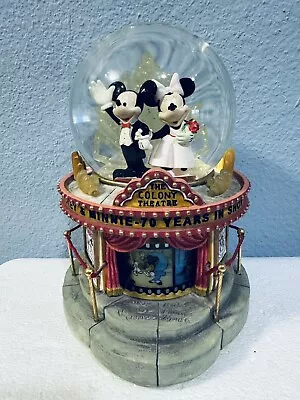 Disney Snow Globe Mickey And Minnie 70 Years In Showbiz The Colony Theatre Works • $48.99