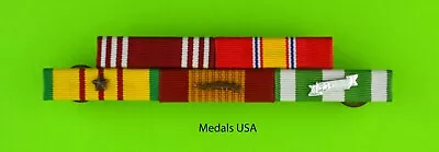 Army Vietnam 5 Ribbon Bar - Good Conduct - Vietnam Service With 1 Campaign Star • $19.95