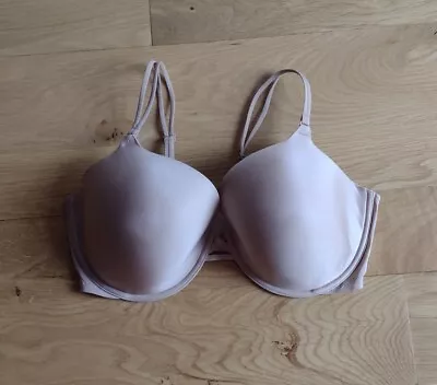 Victoria's Secret 38DD Beige Full Coverage Lined Contour T-Shirt UW Bra EUC • $24.99