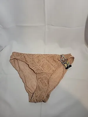 Ed Hardy Beige Nude Semi Sheer Womens Underwear Panties - 3X NWT • $16