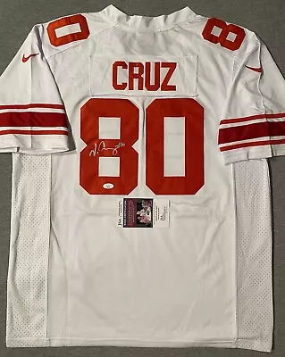 New York Giants- Victor Cruz Autograph Nike #80 Nfl Players Jersey Jsa As93591 • $229.99