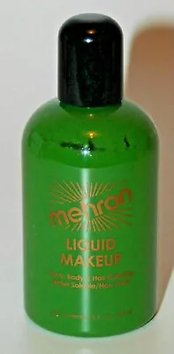 Hair And Body Makeup Green Liquid Water Washable Mehron 4.5 Oz • $9