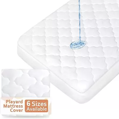 Pack N Play Mattress Protector Waterproof Soft Quilted Pad Cover Multi-size • $17.99