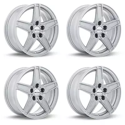 4 Wheel Rims NEW 17in Silver Fits Acura Chrysler Daewoo Dodge Eagle Ford  082204 • $482.08