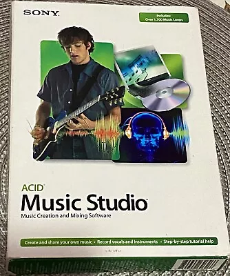 SONY ACID Music Studio 6.0a Windows: Home Studio Recording Program Nice & Easy • £24.13