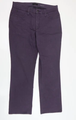 £8 • Buy MAC Jeans Womens Purple Cotton Straight Jeans Size 44 In L30 In Regular Zip