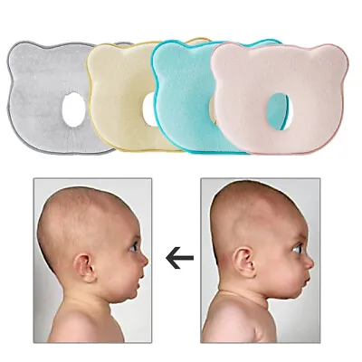 £6.89 • Buy Newborn Baby Pillow Memory Foam Shaping Pillow Prevent Flat Head Toddler Sleep