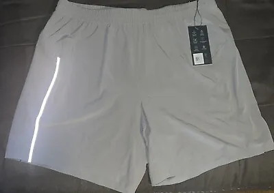 VRST Men's 7” Accelerate Run Shorts - Silver Shadow Size: Large NWTS MSRP$50 • $68.35