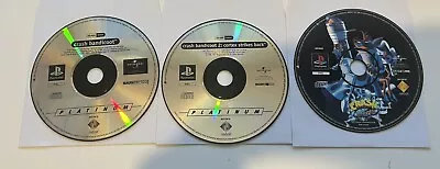 Ps1 Playstation 1 Crash Bandicoot 1/2/3 Discs Only • £19.99