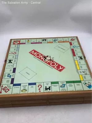 Parker Brothers Boys & Girls Multi Wooden Monopoly Scrabble Board Game • $9.99