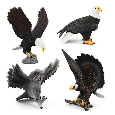 $13.29 • Buy Figurines Owl Eagle Action Figure Fun Toys Gifts For Kids Landscape  Ornament