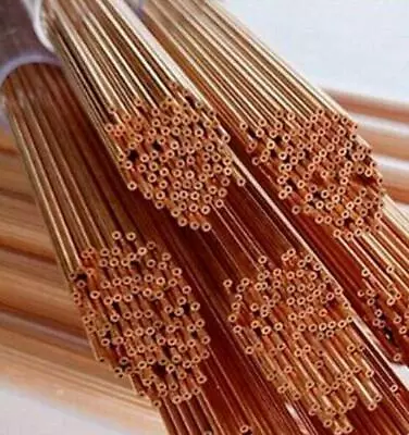 100pc 0.3-1.5X400mm Wire EDM Drill Electrode Single Hole Top Quality Copper Tube • $9.19